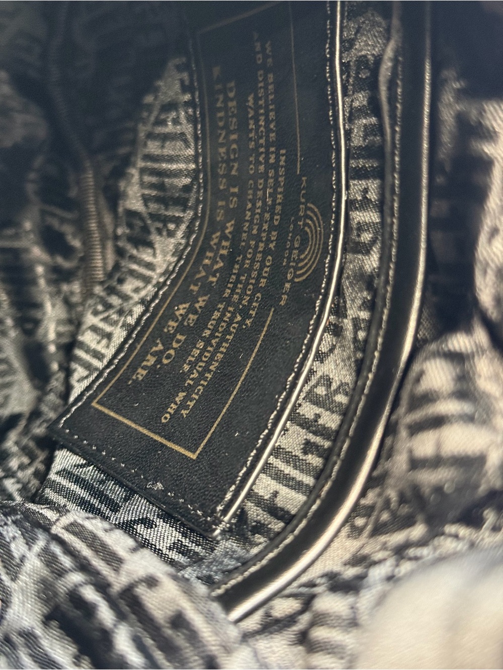 🆕 KURT GEIGER LONDON 🧿 NWT Recycled Multi Drawstring Bucket Bag, Black - Picture 10 of 12
